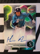 2023 Bowman's Best MICHAEL ARROYO BEST OF AUTOGRAPH SEATTLE MARINERS AUTO