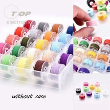 25PCS Sewing Machine Bobbins Thread Spools With Threads Set for Sewing Machine
