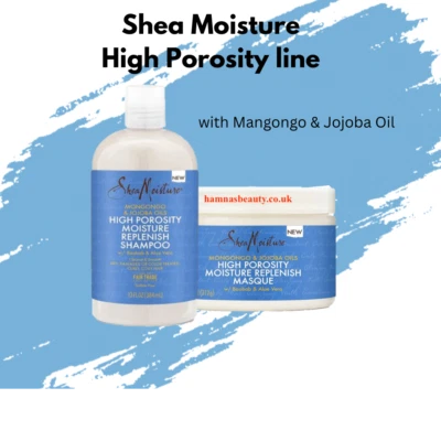 Shea Moisture hochporöse Haarpflegeprodukte für poröseste und geschädigte Haare