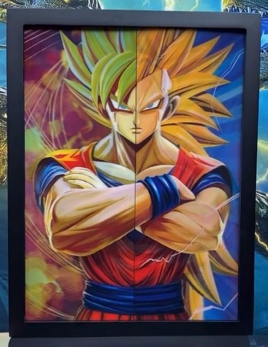 Son-Goku, 3D Lentikular Effekt - Anime Dragon Ball Z Poster, 3 in einem - Bild 6 von 8