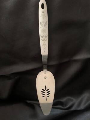 1950's Flint Harvest Wheat  Stainless Utensil Pie or Cake Spatula RARE