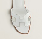 HERMES NEW 🎁GIFTABLE ORAN 38.5 Blanc WHITE NEW W/RECEIPT — photo 4