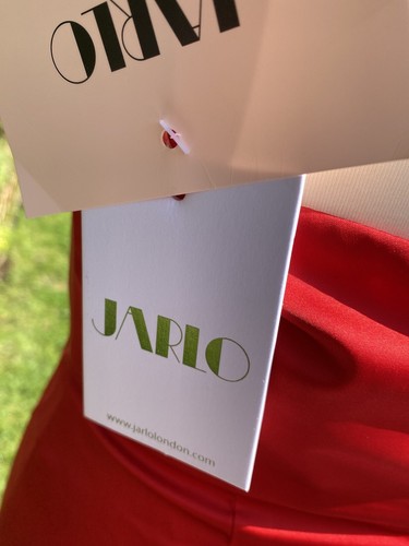 Jarlo One Shoulder Red Maxi Dress Uk10 - Picture 6 of 10