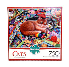 CATS Puzzling Problem 750pc Jigsaw Puzzle Open Box Sealed Pieces