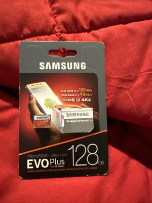 Samsung EVO Plus microSDXC Memory Card 128GB sd card