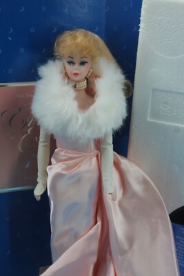1987 Mattel Enchanted Evening Porcelain Barbie Doll #3415 Mint