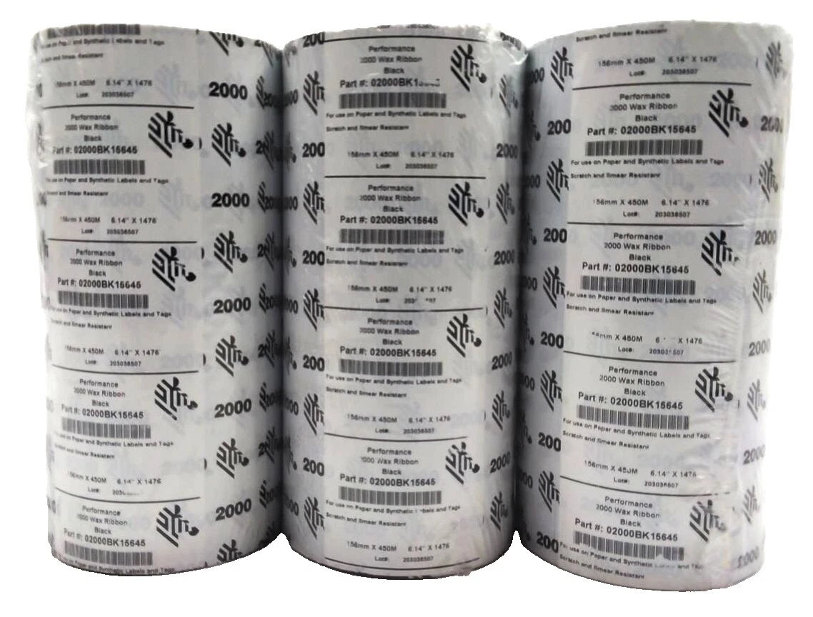 Cintas de Tinta de impresora térmica Zebra