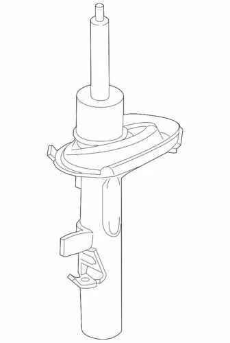 Amortiguador izquierdo para Ford Focus 2012-2013 (P/N CV6Z-18124-A)