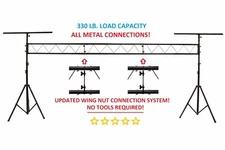 CedarsLink 15FT Portable DJ Lighting Truss/Stand w T-Bar Trussing Stage System