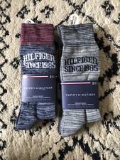 Tommy Hilfiger Men's Dress Socks Size 7-12. 4 Pairs Total. New. G6