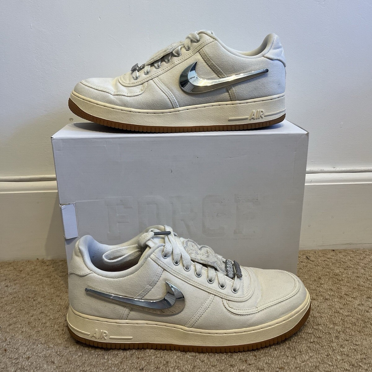Air Force 1 Low Travis Scott UK Size 10 ✓ 100% Authentic ✓ | eBay UK