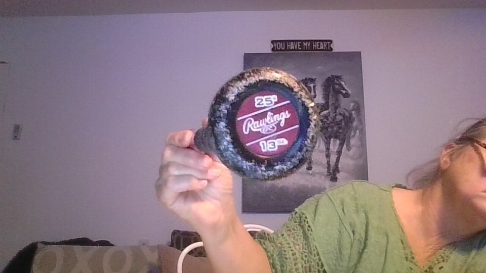 Rawlings " Girls Rule" Pink TBall Bat tbrul 12 with 2 1/4 Barrel 25