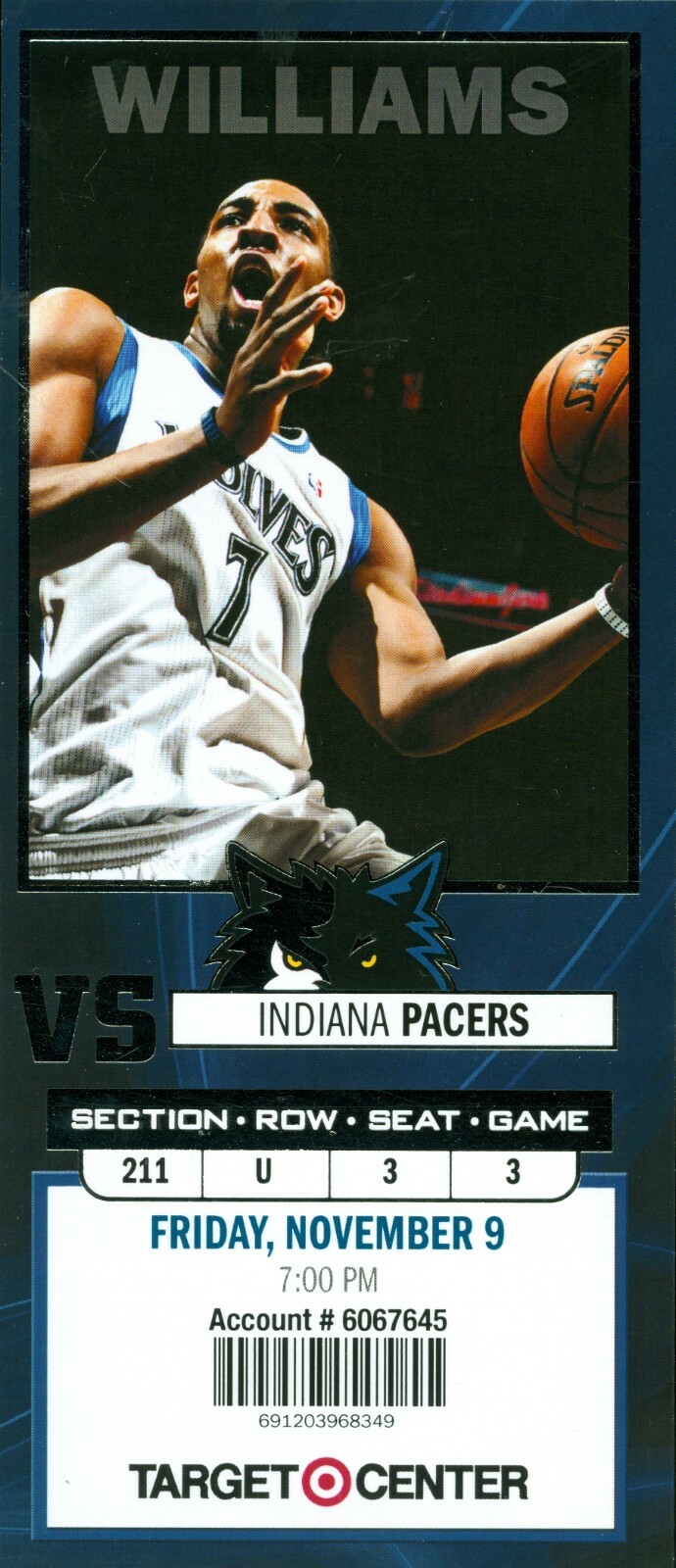 201213 Minnesota Timberwolves Complete Season Ticket Book 59 Tickets