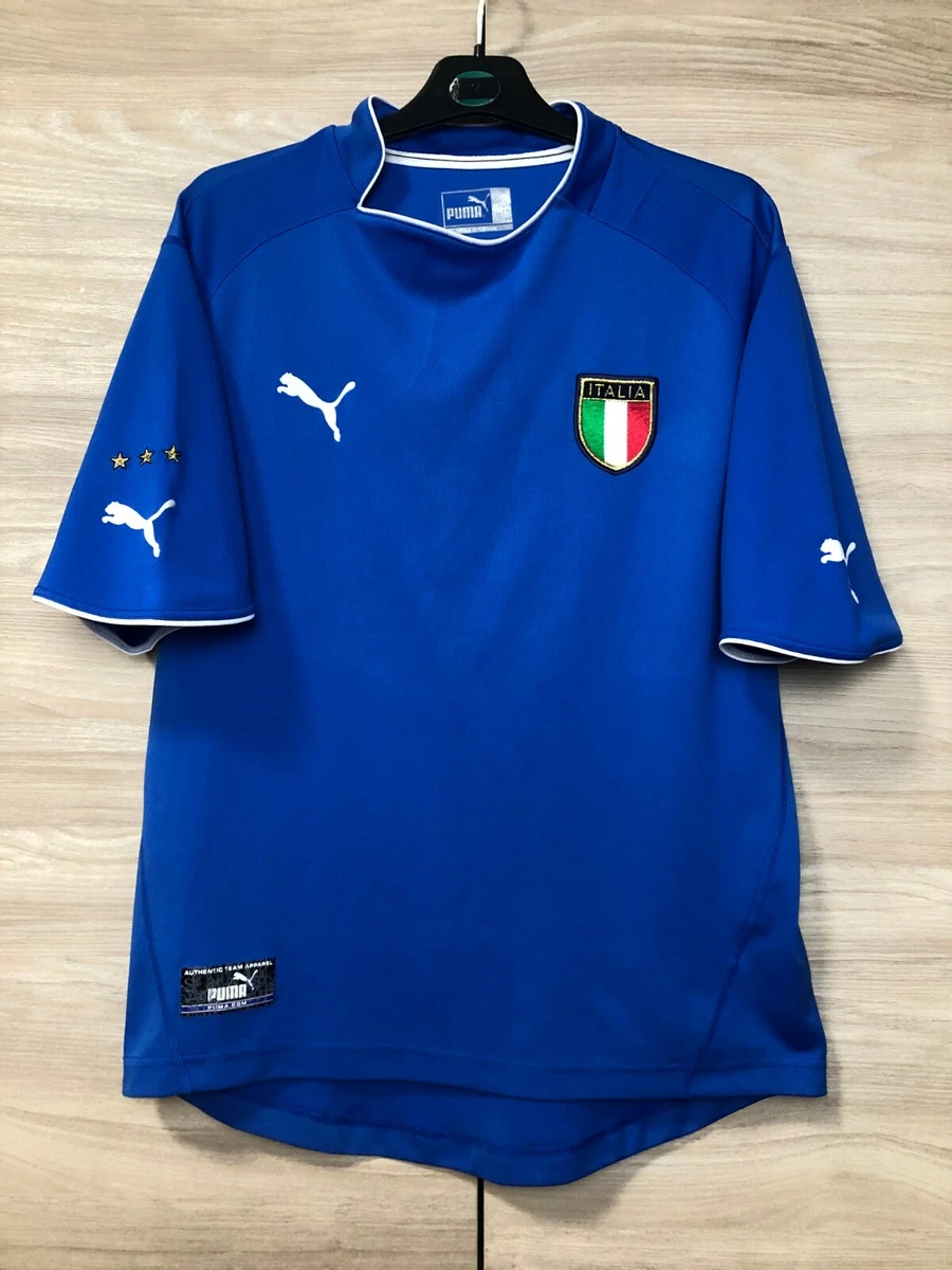 Italy Italia 2003 2004 Vintage Home Football Shirt Soccer Jersey