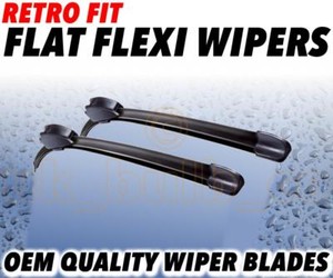 TRIUMPH TR4 TR5 TR6 1962-76 Flexi Piatto Spazzole X2