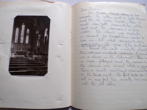 1928 Manuscript Book ENGLISH ARCHITECTURE Yorkshire Kirk Hammerton Nun Monkton - Picture 19 of 24