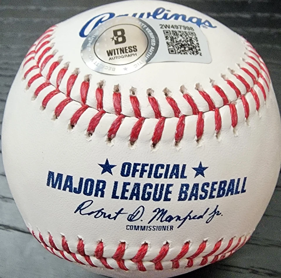 Piratas AL OLIVER “71 Campeones de la Serie Mundial” Autografiado OMLB Béisbol Beckett Certificado de Autenticidad Foto 2 de 4