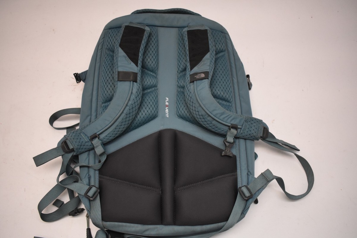 Excellent condition North Face Surge backpack. Padded laptop pocket gray teal The North Face Surge Backpack Teal FlexVent Padded Travel  main image 3