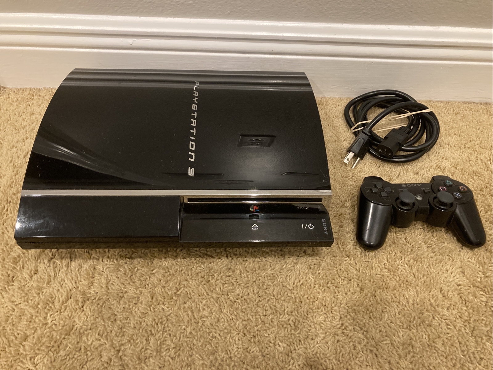 Sony PlayStation 3 PS3 FAT CECHE01 80g Backwards Compatible Console