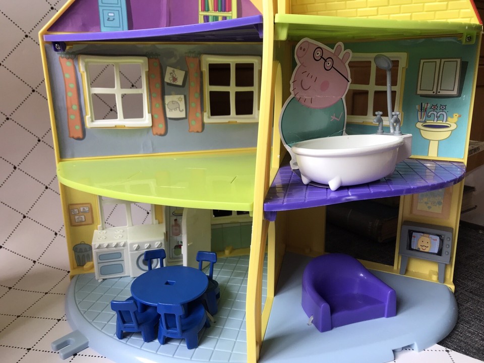 Peppa Pig Toys Figures Car Ice Cream Van Bundle Dolls House 2003 eBay