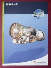 2001 DOCUMENT PUB SNECMA M88-3 DASSAULT RAFALE MILITARY AIRCRAFT ENGINE