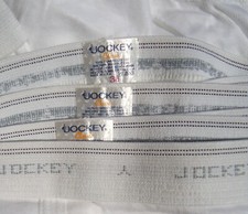 NOS Vtg Jockey Classic White 100 Combed Cotton Tighty White Briefs 38 Oldstock