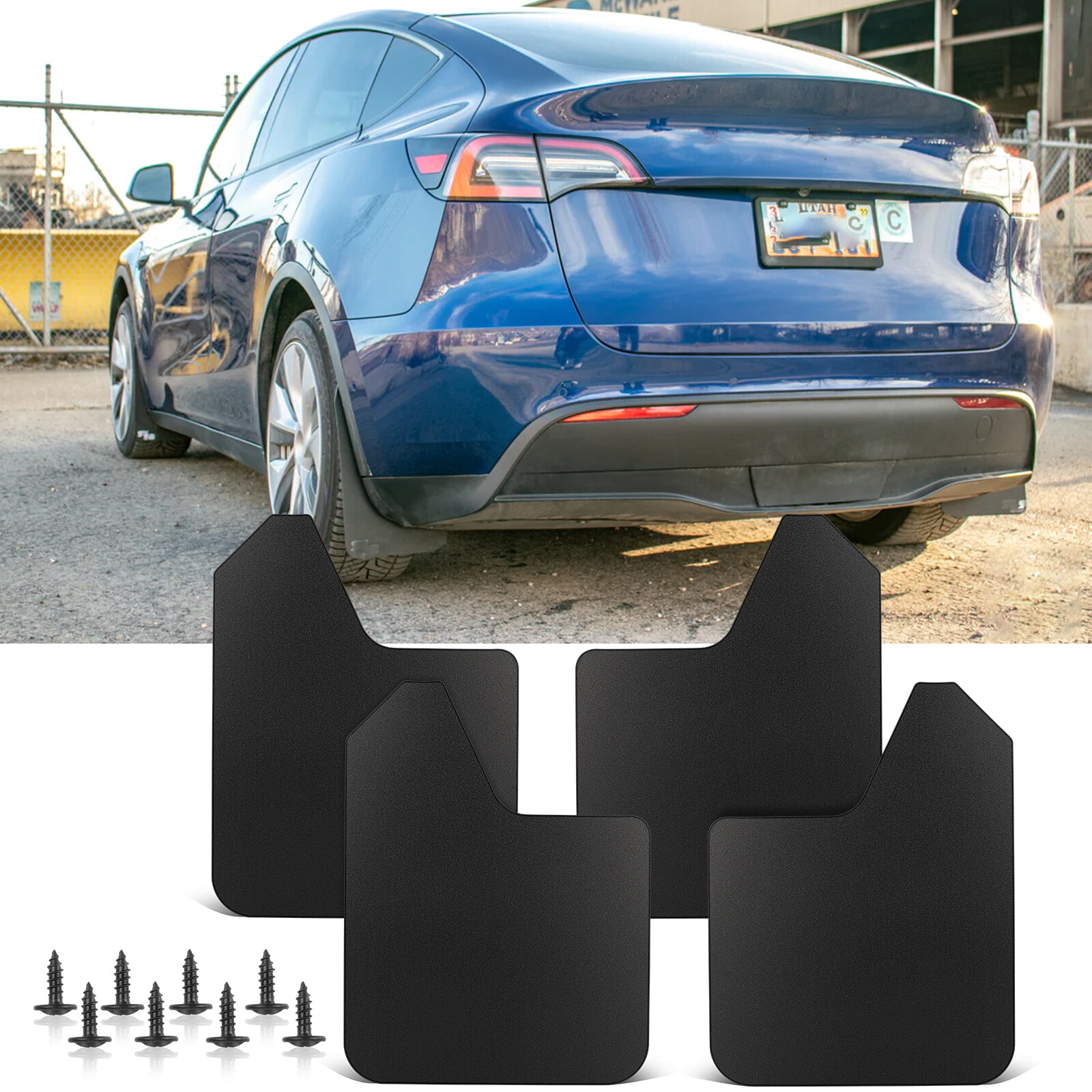 For Tesla Model Y 3 4PCS Rally Mud Flaps Splash Guard Mudguard MudFlaps Fender