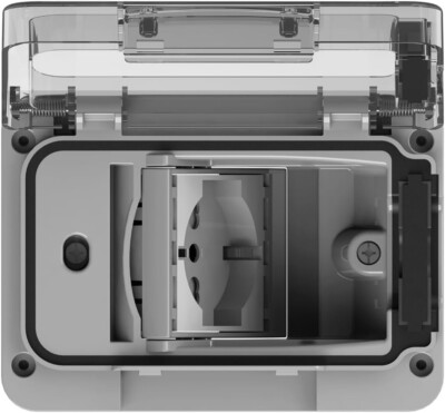 4Box 4B.W.RAL.015, Wide IP55, Außensteckdose für Unterputzdose Typ 503