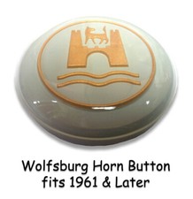 Vw Type 1 3 Bug Ghia Notchback Squareback Fastback Wolfsburg Horn Button