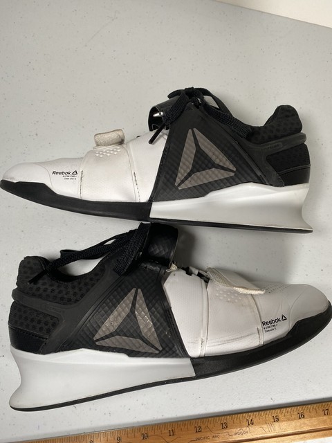 reebok legacy lifter white black