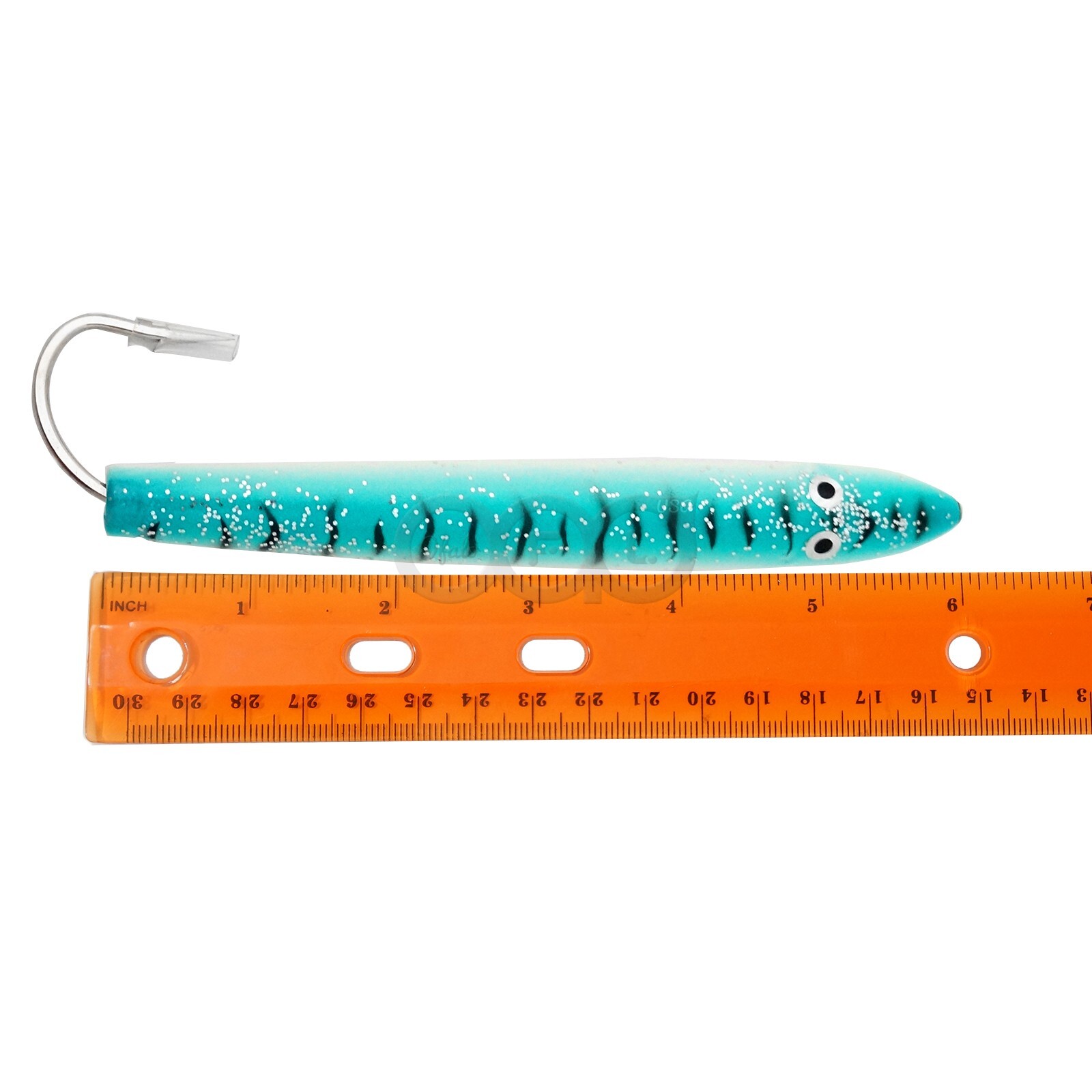 4pcs 6" Fishing Cedar Plugs Rig Tuna Trolling Wooden Lures 10/0 Hook 4-color NEW - Image 2