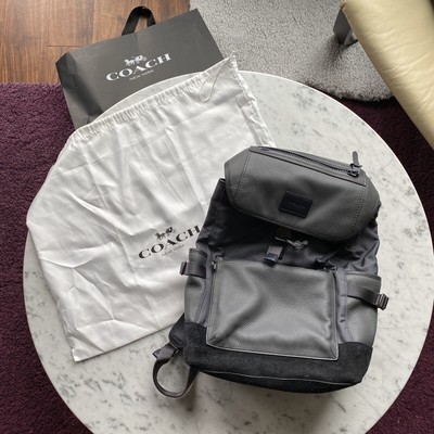 coach backpack grey