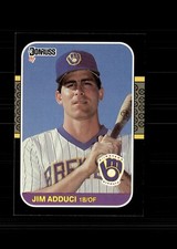 1987 Donruss - Jim Adduci #495 (RC)