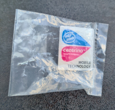 Centrino Intel Inside Mobile Technology Advertising Pin NEW Original Packaging