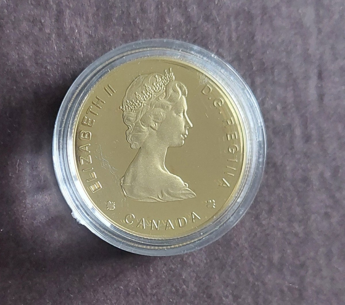 1985 Canadian $100 22 Karat Gold Coin Proof Quality from the Royal
