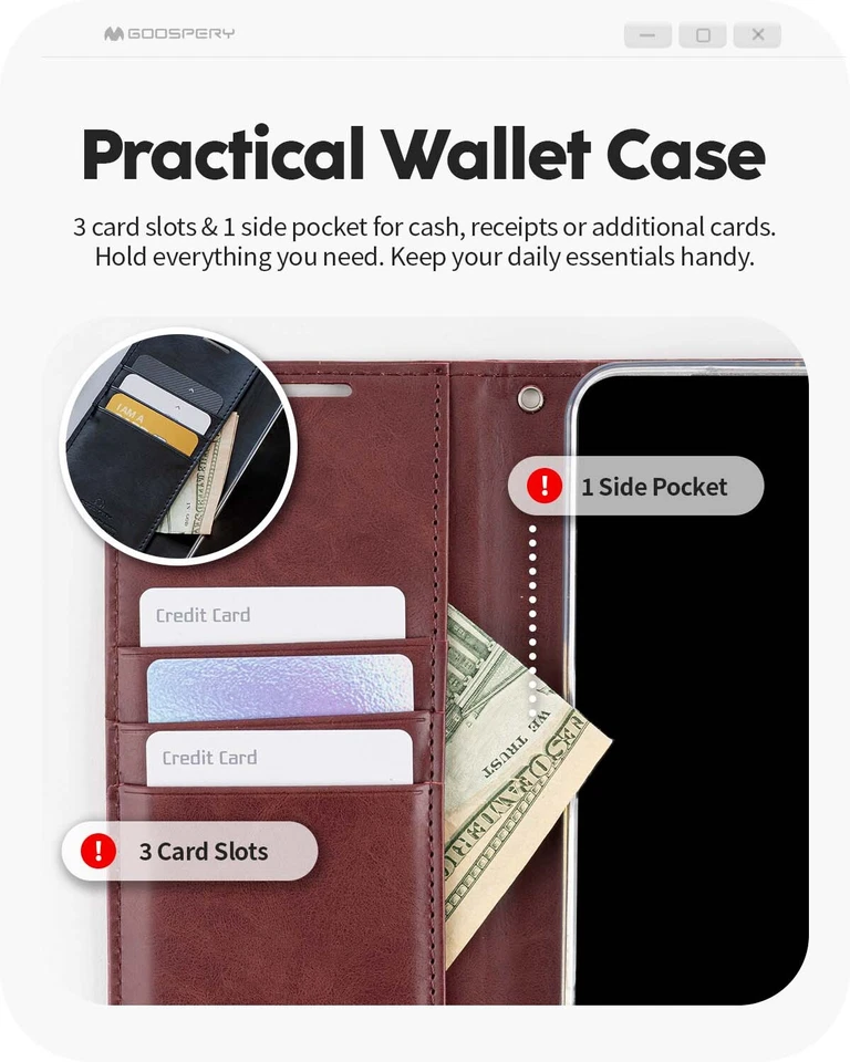 Fit iPhone New SE 7 8 Plus 6 6s Plus Case Cover Flip Shockproof Apple Wallet - image 4 of 4