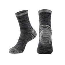 ZONBAILON Mountaineering Breathable Thick Towel Bottom Basketball Socks 3 Pairs