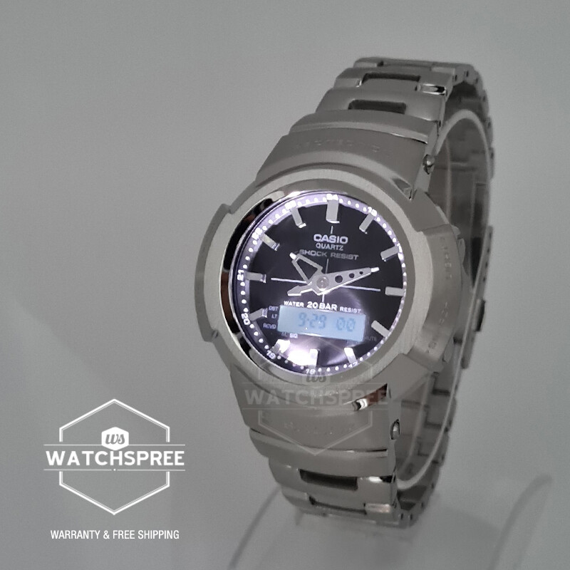 Casio G-Shock AW-500 Silver Stainless Steel Band Watch AWM Casio G-Shock AW-500 Silver Stainless Steel Band Watch AWM
