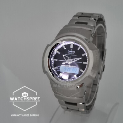 Casio G-Shock AW-500 Silver Stainless Steel Band Watch AWM Casio G-Shock AW-500 Silver Stainless Steel Band Watch AWM