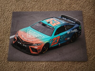 BUBBA WALLACE JR 2023 #45 COLUMBIA TOYOTA RACING ONTRACK 13X19 GLOSSY POSTER