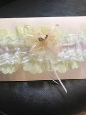 NEW WEDDING GARTER, FROM LOCAL WEDDING SHOP, NOW CLOSED. MANY LISTED. GRY-99-51
