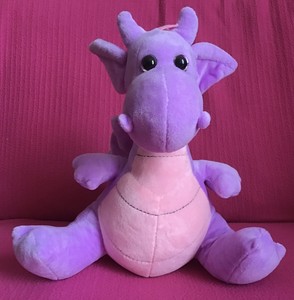 pink dragon plush toy