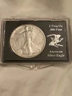 1988 American Silver Eagle  .999 Fine Silver 1 Troy Ounce in Case