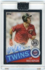 2020 Topps Clearly Authentic MAX KEPLER Auto /75 - Minnesota Twins
