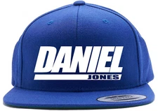 BLUE Daniel Jones Duke New York Giants "LOGO" Snapback Hat