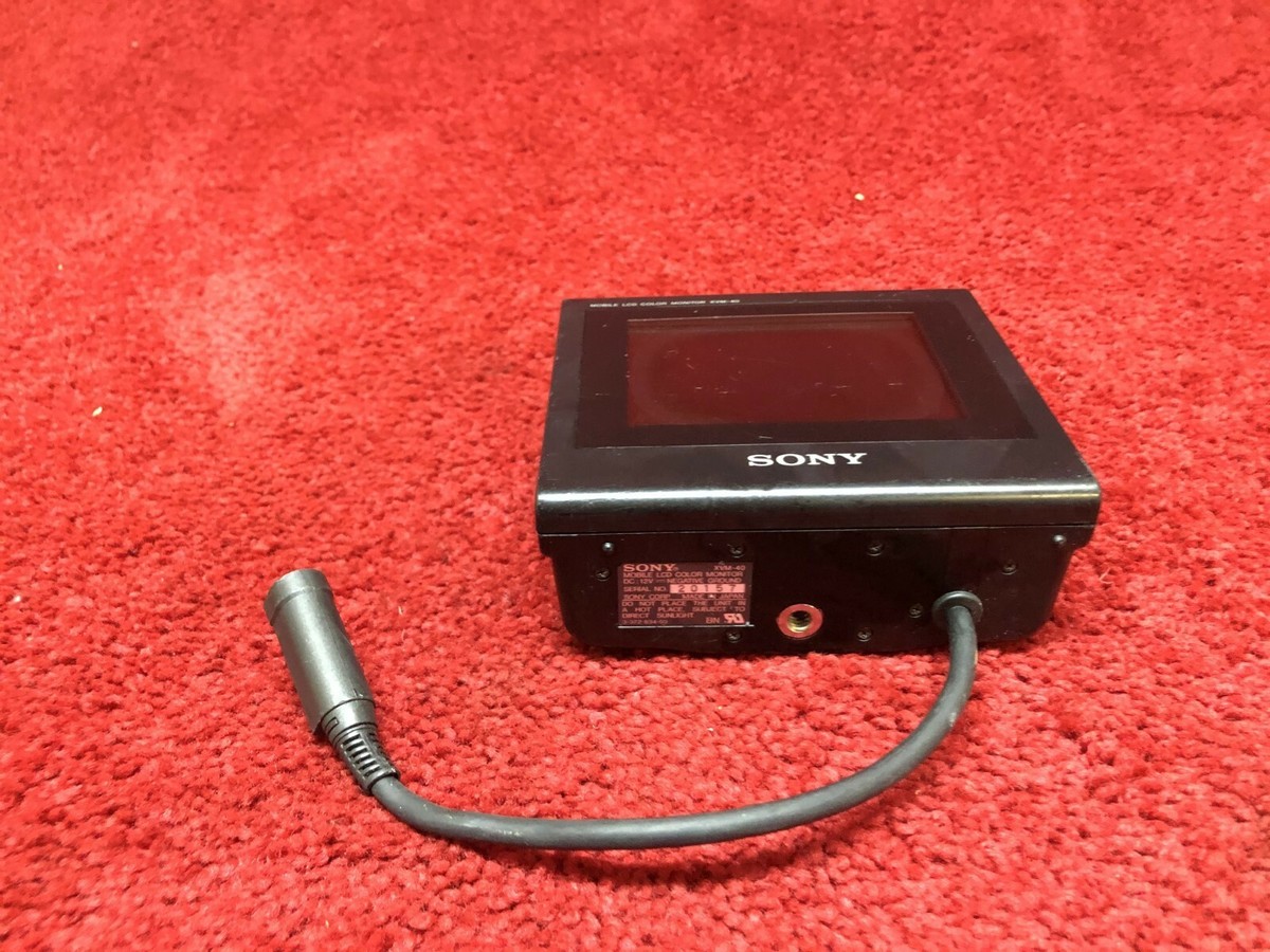 Sony XVM-40 Mobile LCD Color Monitor 12V | eBay