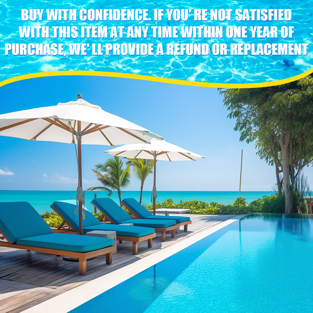 Pool cleaning net Blue shallow net with five-section pole