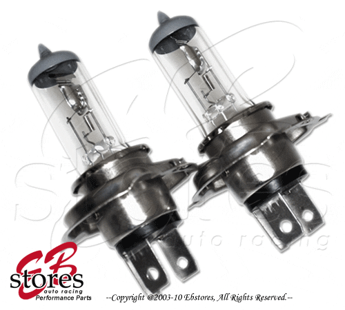 OEM Clear White 1pair 12V 60/55w H4 Xenon HID High Low Beam Light Bulb 4300K 2pc - Picture 1 of 1
