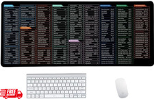 Computer Mouse Pad Desk Mat Excel Shortcut Mouse Pad Quick Key Super Large