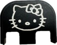 Anodized Pistol Rear Cover Slide Back Plate For Glock Gen1-5  Hello kitty